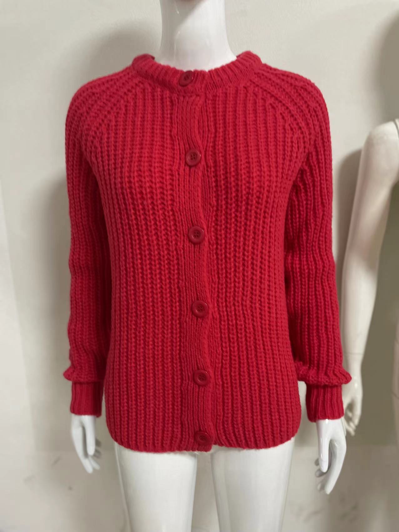 Raglan Sleeve Sleeve Type Wholesale Women's Casual Solid Color Long Sleeve Sweaters & Cardigans
