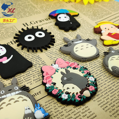 Cartoon anime refrigerator magnets 3d three-dimensional magnets glue personalized creative diy cute decorations wholesale