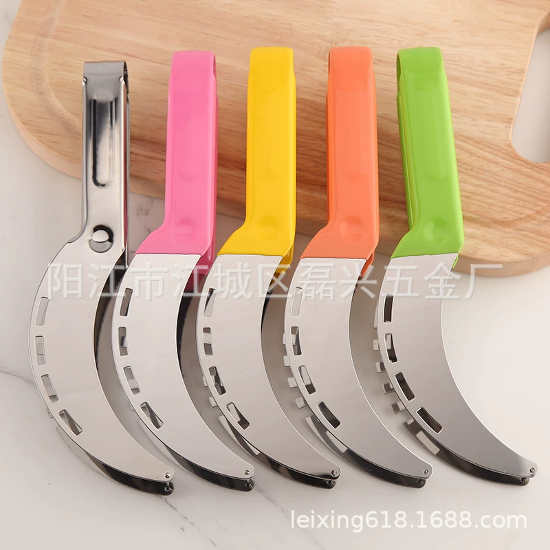 Инструмент для резки арбуза из нержавеющей стали, разделитель фруктов, нож для нарезки, многофункциональный нож, креативный инструмент для еды арбуза.