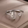 Z2: Zhou single silver ring-other surname consultation customer service
