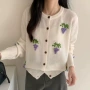 立体秋冬圆领休闲针织衫