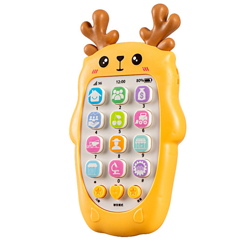Infant teeth glue baby simulation educational phone mobile phone children music early education machine enlightenment toy mobile phone