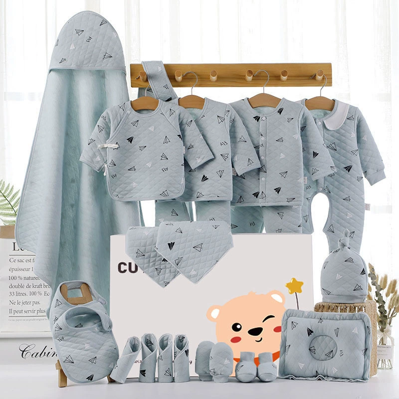 Подарочная коробка Baby Gift Box Set, 18–22 предметов одежда для новорожденных унисекс демисезонная, подарочная коробка со стеклом