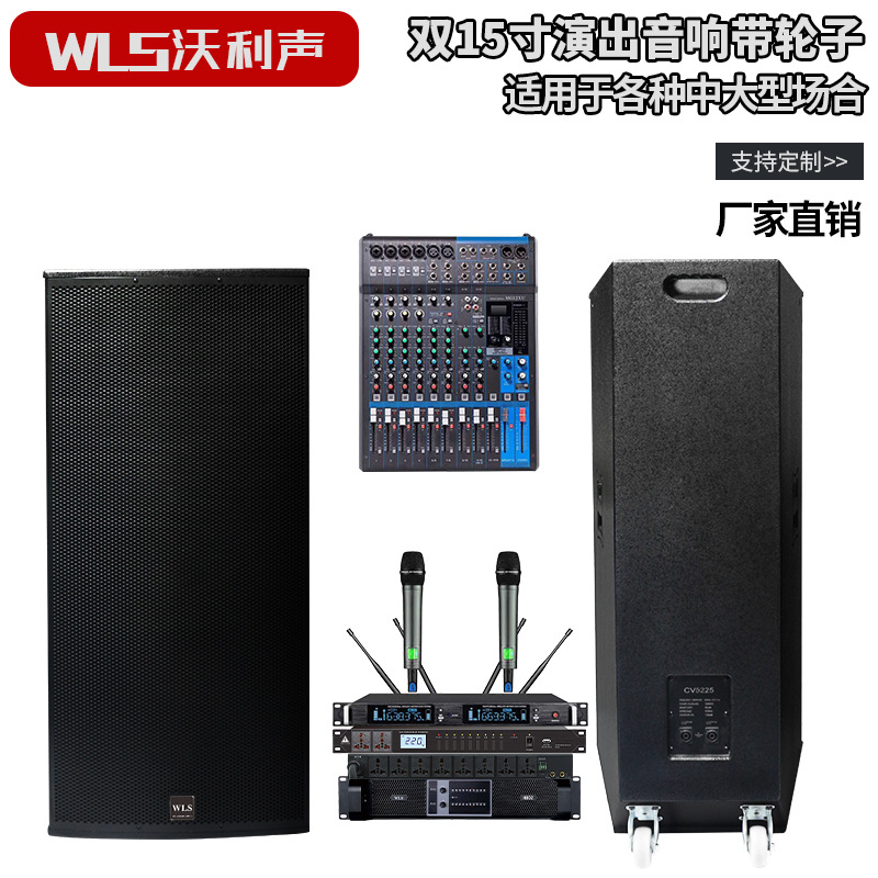 双十五寸演出音响 会议室酒吧舞台专业音响 ktv音响设备厂家批发