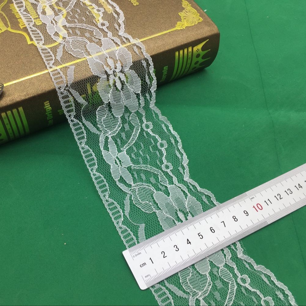 花边工厂直供无弹花边内衣福建蕾丝花边现货供应306#宽度7.5CM