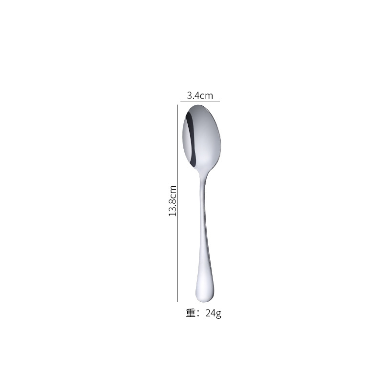 Stainless Steel Long Handle Spoon And Fork For Adults And Kids_voghion.com
