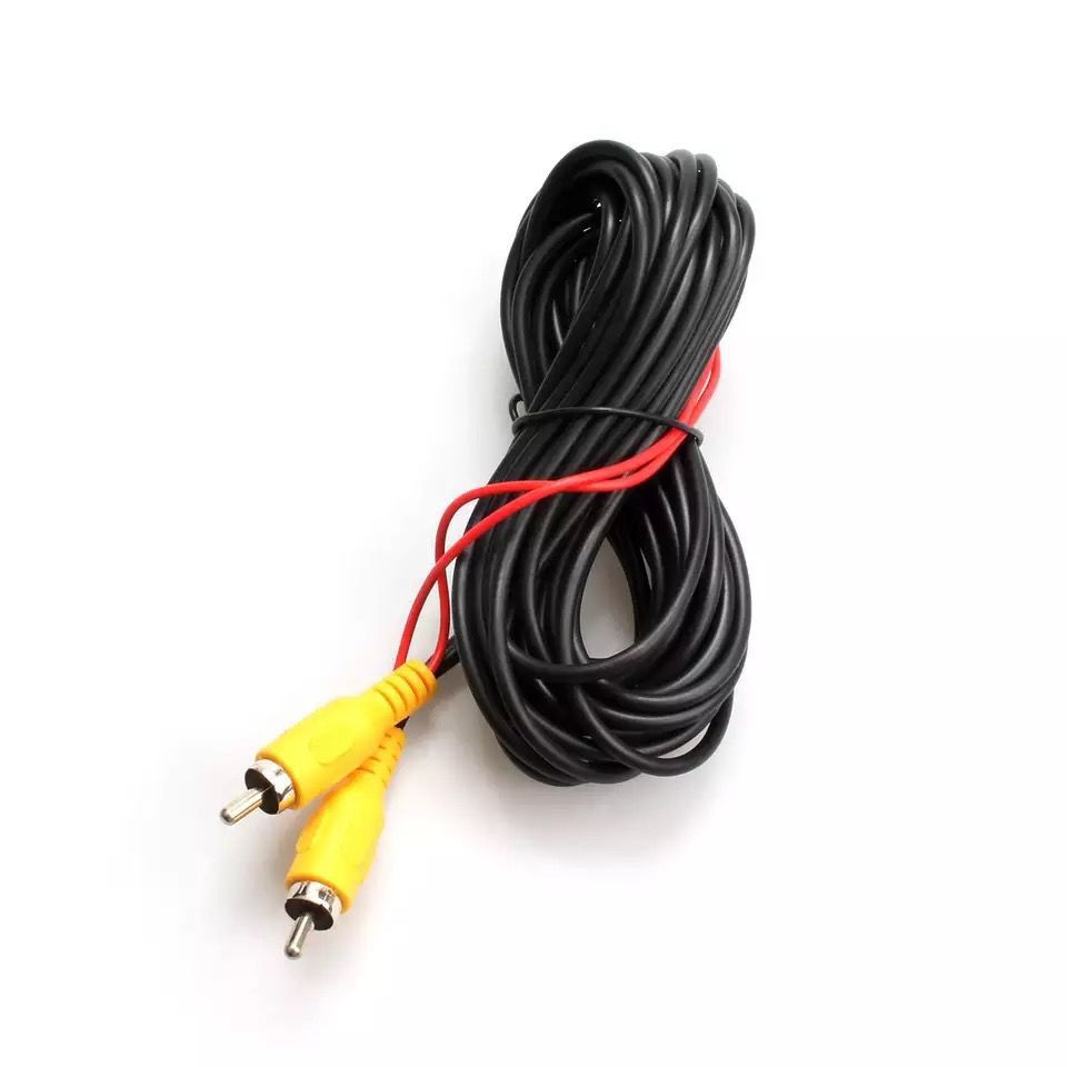 RCA head reverse video extension cable 3.0 thick AV all-copper extended cable RCA rearview cable camera signal cable