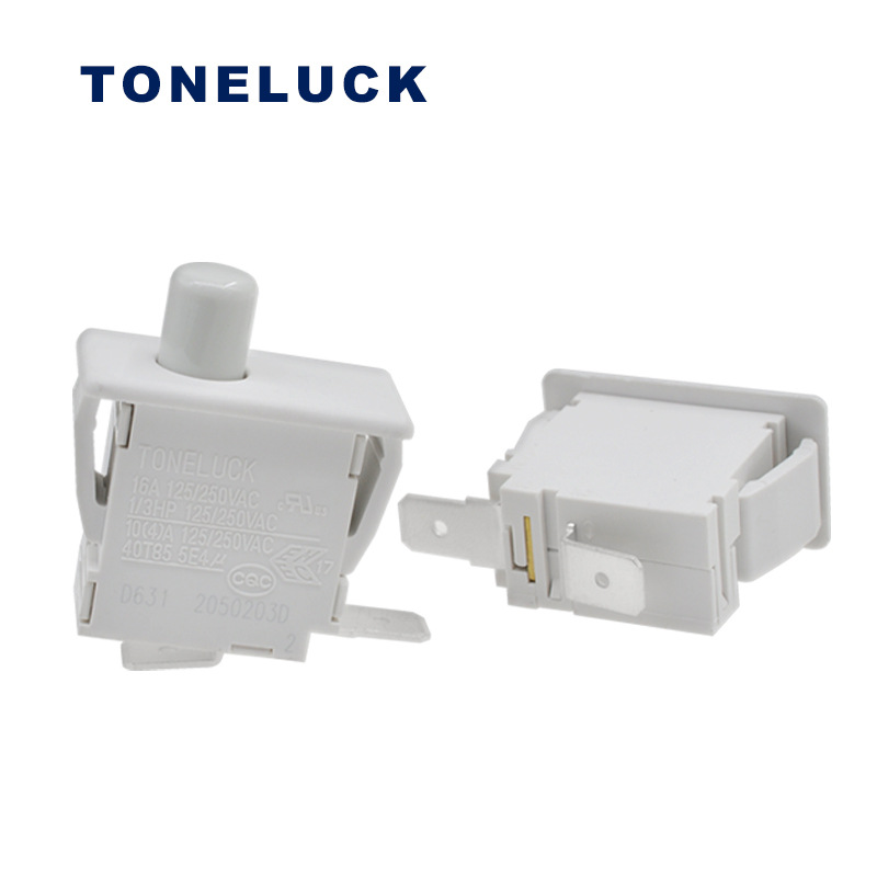 TONELUCK冰箱门冷冻设备门灯按钮开关消毒柜门控制器门控按钮开关