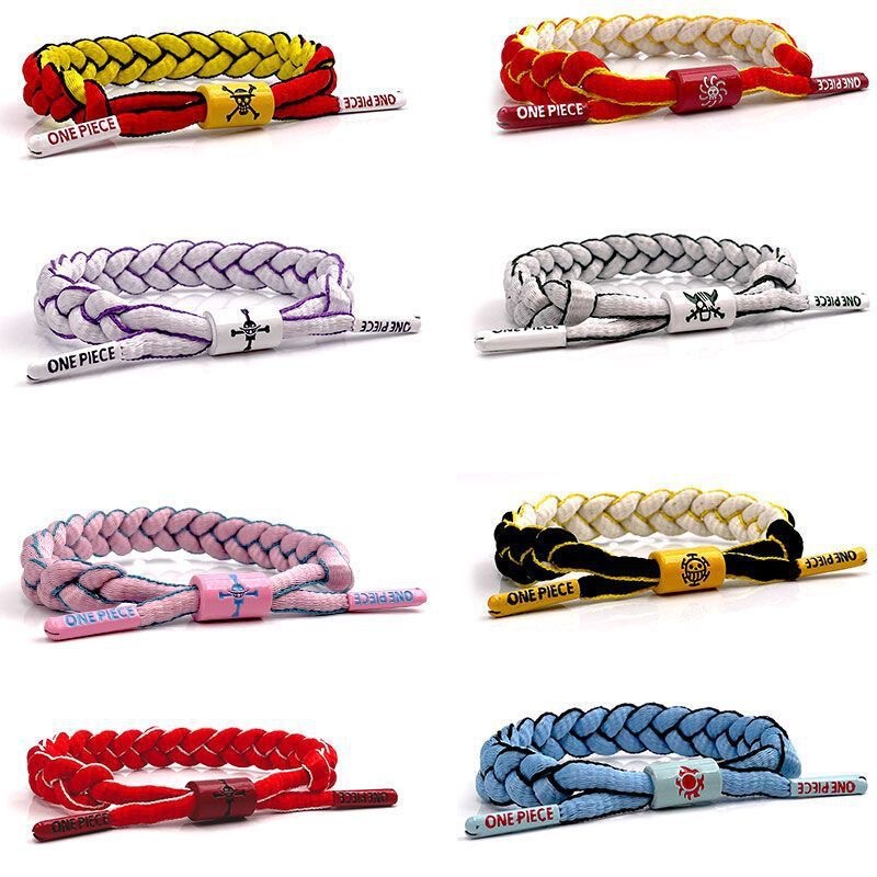 One Piece Woven Bracelet, Luffy, Boa Hancock, Ace, Shirohige, Jinbe Shoelace, Little Lion Couple Bracelet One Piece Woven Bracelet, Luffy, Boa Hancock, Ace, Shirohige, Jinbe Shoelace, Little Lion Couple Bracelet