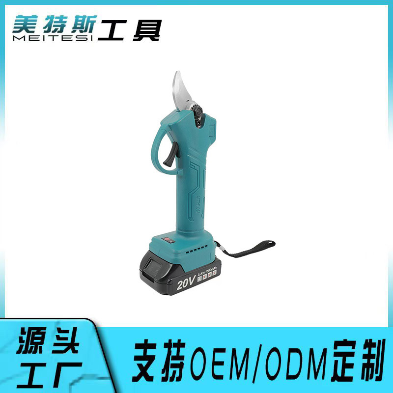 跨境电动修枝剪锂电剪刀剪树枝果树充电式无线园林专用剪枝神器