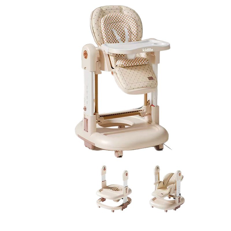 Стульчик для кормления KIDILO KD015 серый