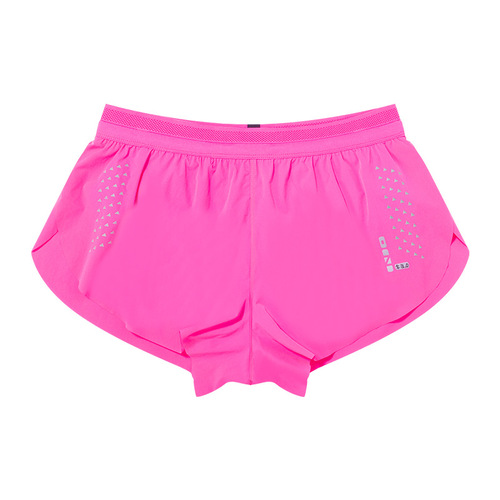 Zero-Resistance Marathon Three-Part Running Shorts for Men and Women, Track Training, Quick-Drying, Loose, Anti-Bleeding, Fitness Sports Pants