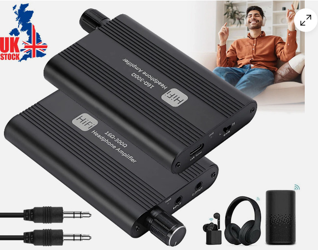 Fábrica privada modelo portátil amplificador de auriculares fiebre bajo pesado sin bajo ruido HiFi amplificador de oído AUX ajuste de audio