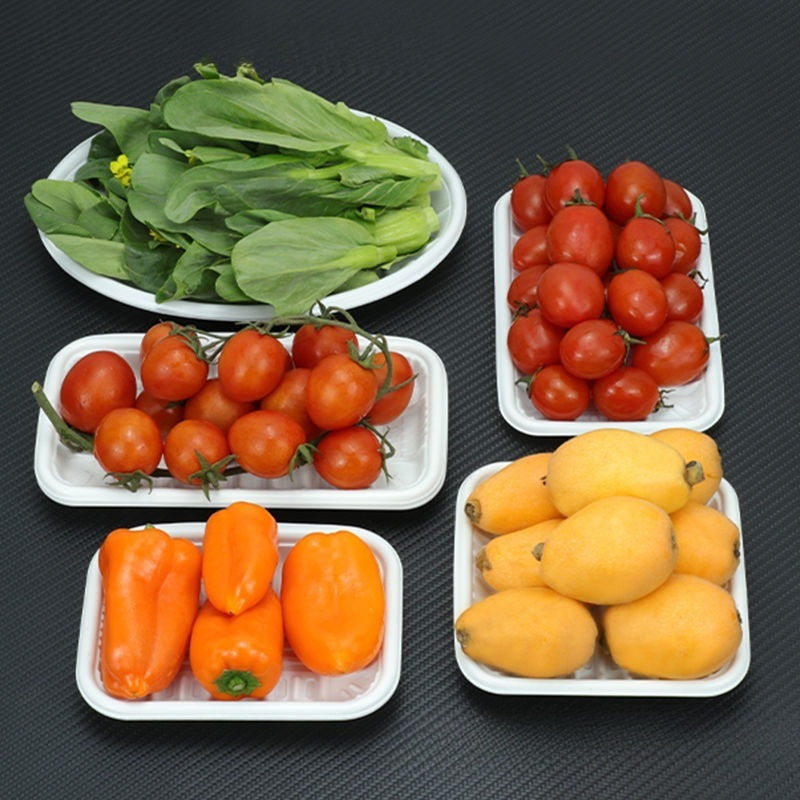 Disposable Fresh Food Tray Supermarket Fruit Packaging Box Food Packaging Rectangular Plastic Vegetable Preservation Box Disposable Fresh Food Tray Supermarket Fruit Packaging Box Food Packaging Rectangular Plastic Vegetable Preservation Box
