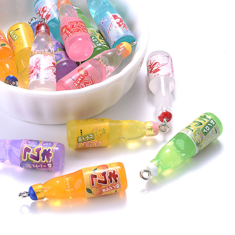 With order simulation marbles Bozi soda diy earrings convenience store cream glue phone case trembles resin accessories