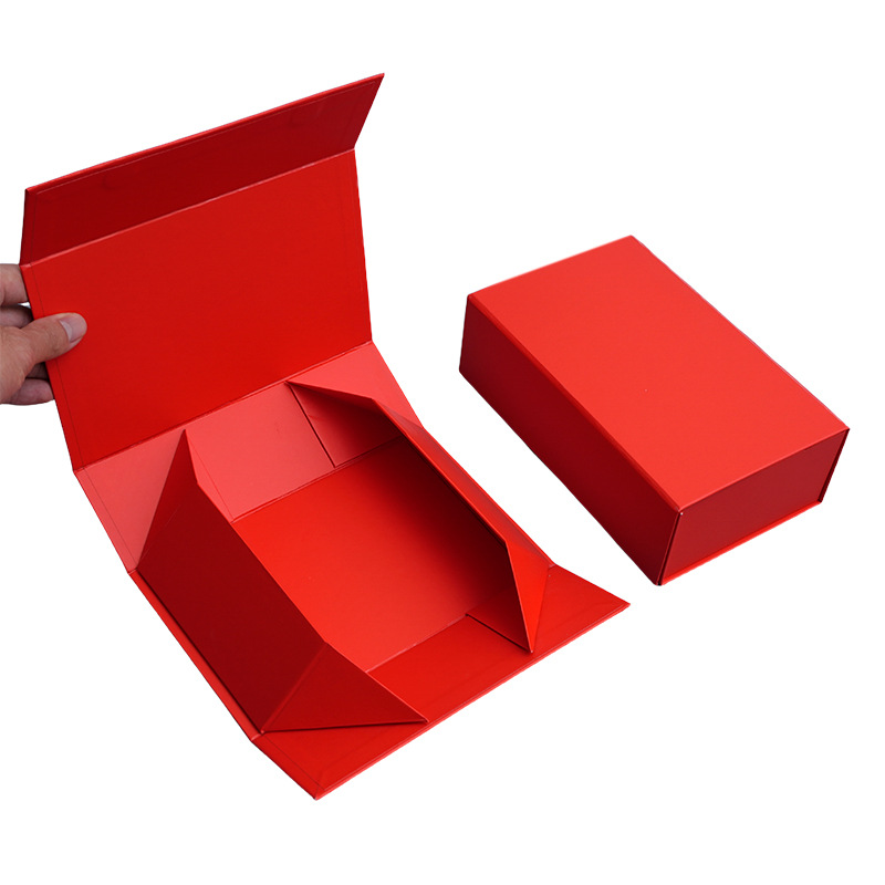 現物一枚式折り畳みギフトボックス磁気吸引カバー大型平板式折り畳みギフトボックス折り畳みボックスカスタム
