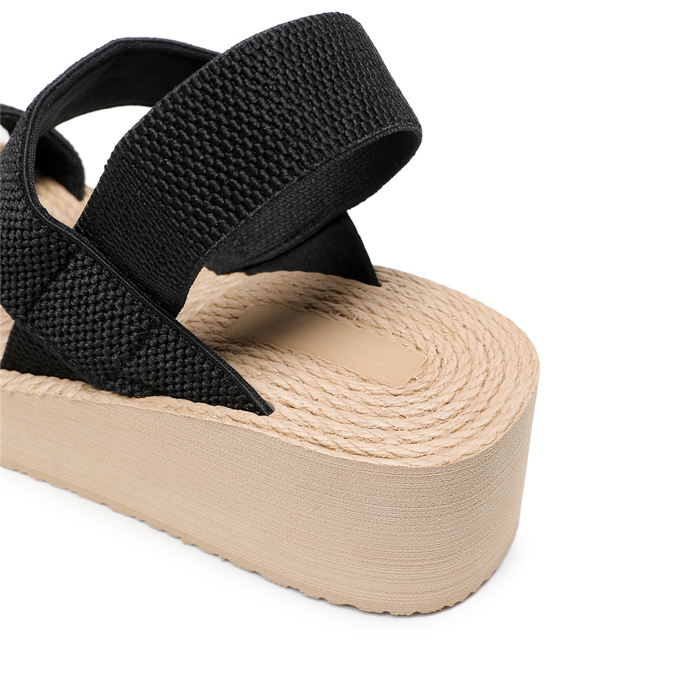 Title 19, Kadın Yeni Moda Çapraz Askılı Trend Kalın Taban...