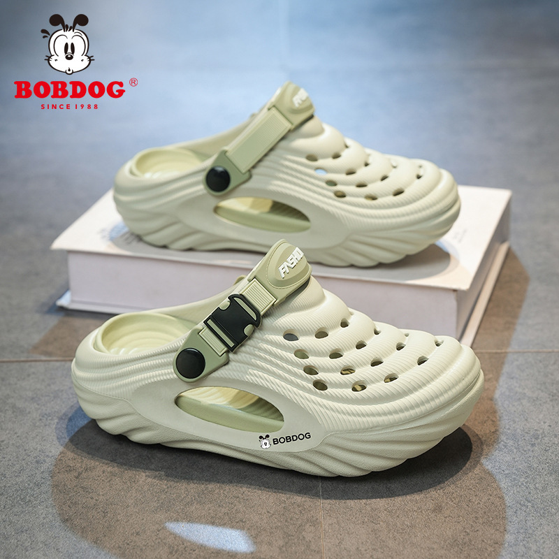 Bobdog/Babudou Children's Clogs Closed-Toe Sandals for Older Kids Beach Sandals Parent-Child 2026 Unisex Bobdog/Babudou Children's Clogs Closed-Toe Sandals for Older Kids Beach Sandals Parent-Child 2026 Unisex