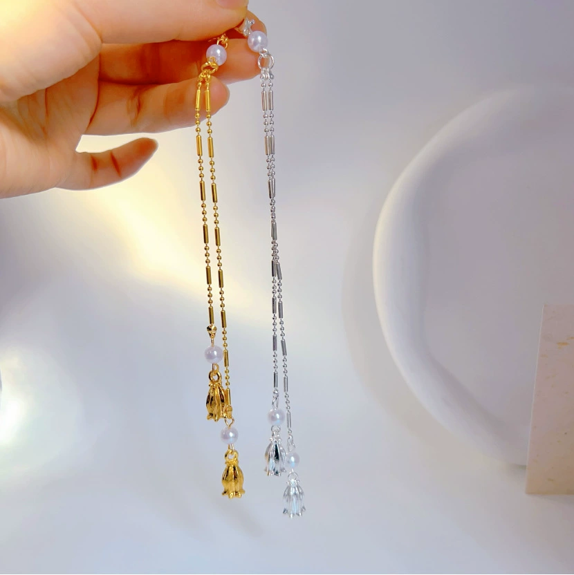 Chinese hairpin with tassels, accessory, accessories, chain, pendant