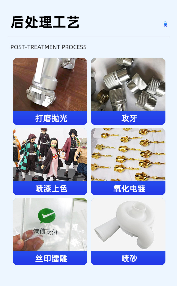 Humanoid robot shell 3D printing, mechanical arm shell parts processing, robot prototype handboard