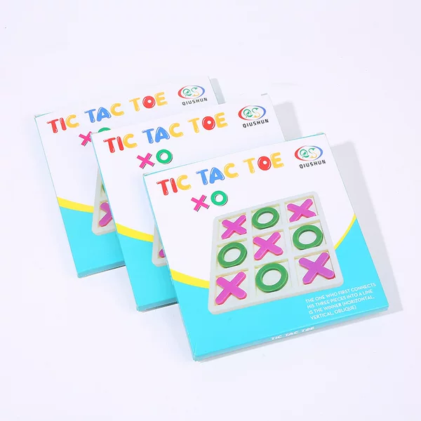 Cross-Border Melamine Material Jiugongge Xo Tic-Tac-Toe Kidsren's Educational Toys Early Education Training Logical Thinking Board Game Toys