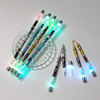 Chain, golden cane for elementary school students, rotating glowing gel pen for competitions, anti-stress