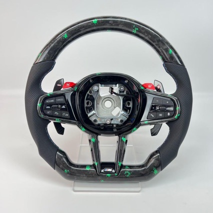 Suitable for BMW 3 4 Series G20 G21 G80 G81 G22 G23 G26 carbon fiber steering wheel