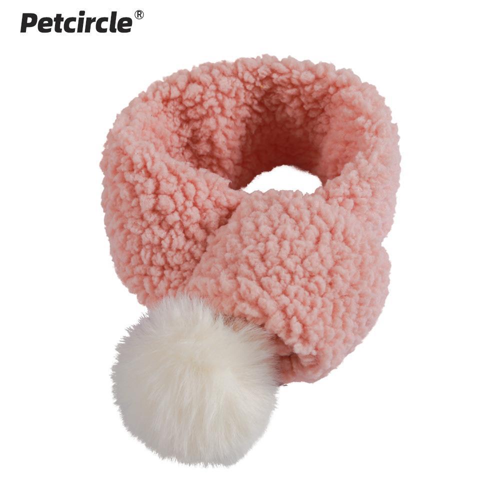 PETCIRCLEPet Circle Pet Scarf Autumn And Winter Product Warm Scarf Plus Velvet Thickened Dog Scarf