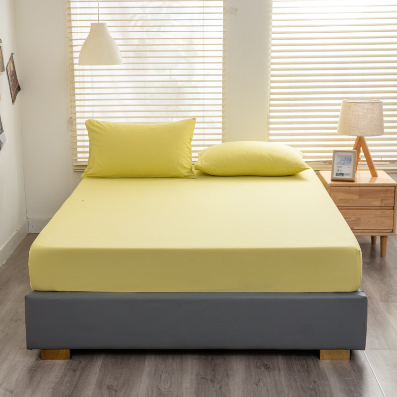 Nuevo 40 algodón lavado con agua cama de algodón sólido simple casa Simmons colchón cubierta de protección antideslizante cama de cama