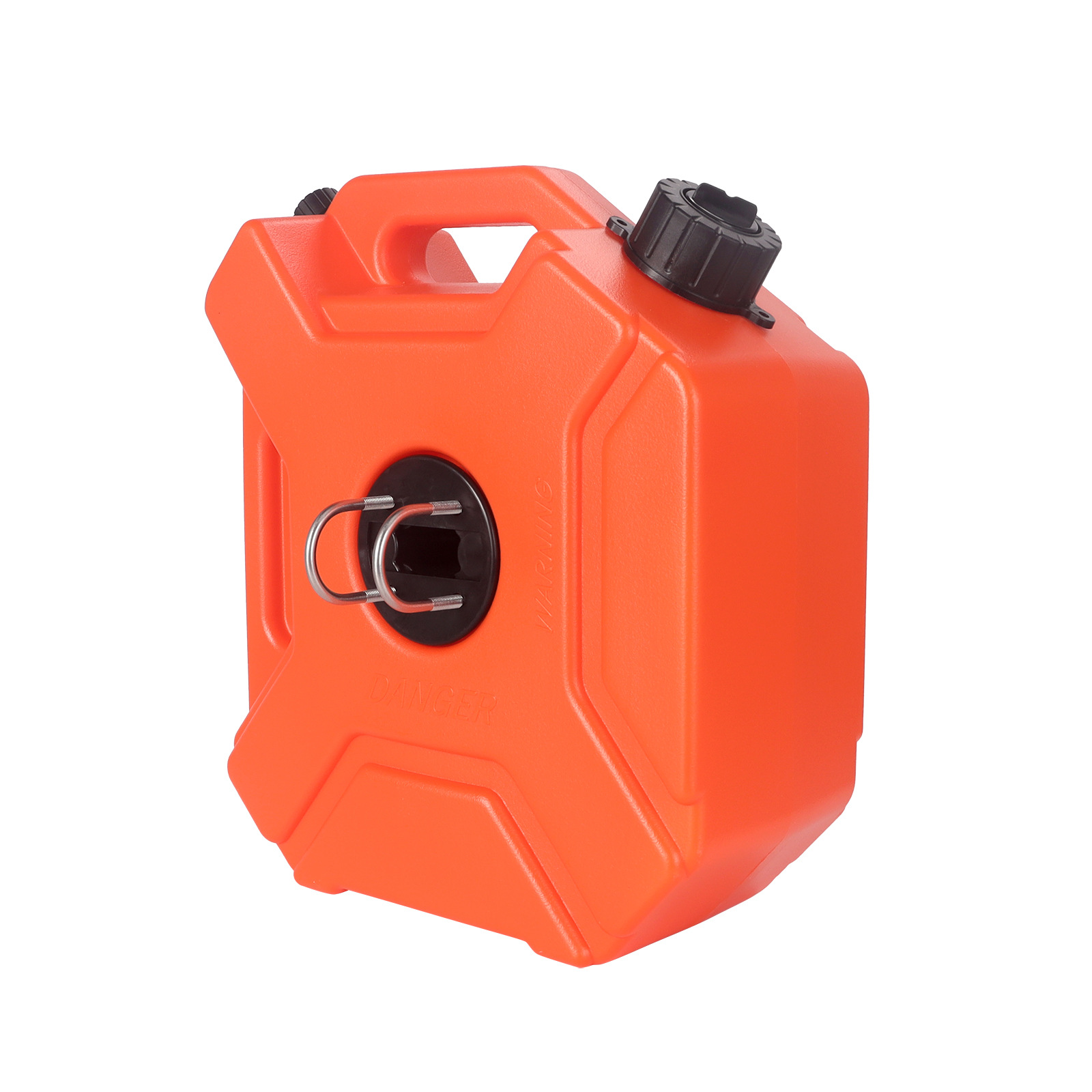 Wholesale Car and Motorcycle Spare Fuel Tank 5L with Lock Emergency Oil Pot Diesel Gasoline Plastic Oil Barrel Thickeneded Cross-Border