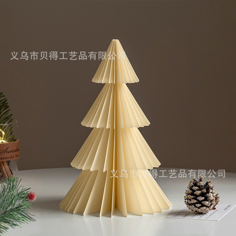 Decoraciones de Navidad, adornos de árbol de Navidad, colgantes de Navidad plegables, adornos de árbol de Navidad, árbol de mesa, árbol de Navidad