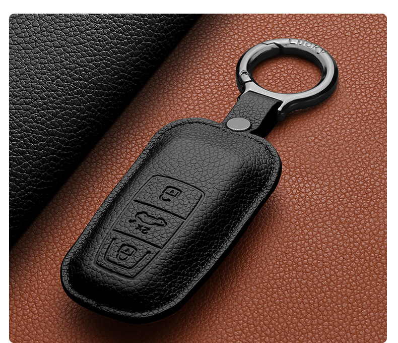 Suitable for Audi Key Cover A6La4Lq5Lq3A3 Bag Q2Lq7 Set Car Key Case Buckle Car Key Bag