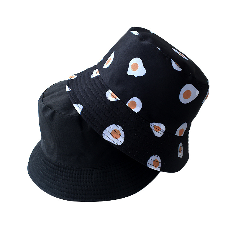 Unisex Cute Simple Style Panda Printing Wide Eaves Bucket Hat display picture 3