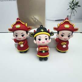 高考金榜题名旗开得胜公仔软胶配饰钥匙扣书包挂件毕业创意小礼物