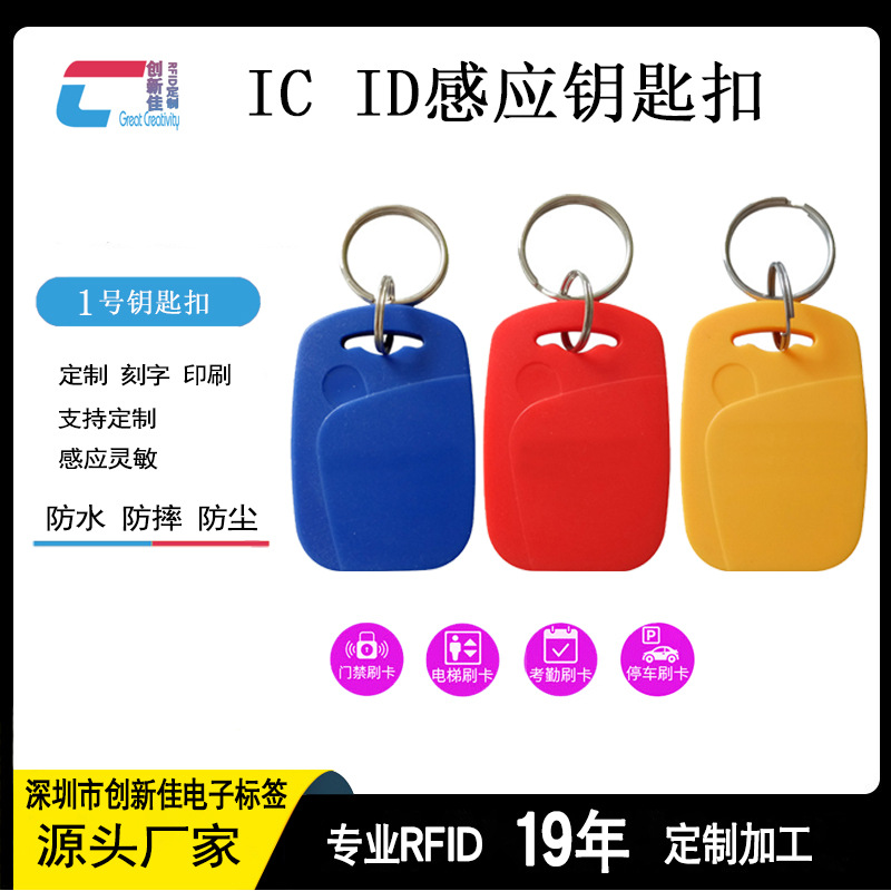 id可复制卡5200/T5577门禁卡电梯卡RFID智能125k反复擦写厂家直销