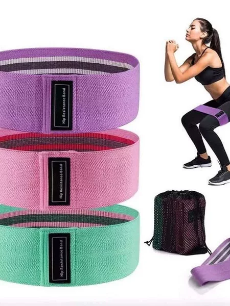 Yoga Resistance Band Hip Circle, Hip Shaping Belt, Widened and Thickened Resistance Band for Fitness, Squat, and Glute Training