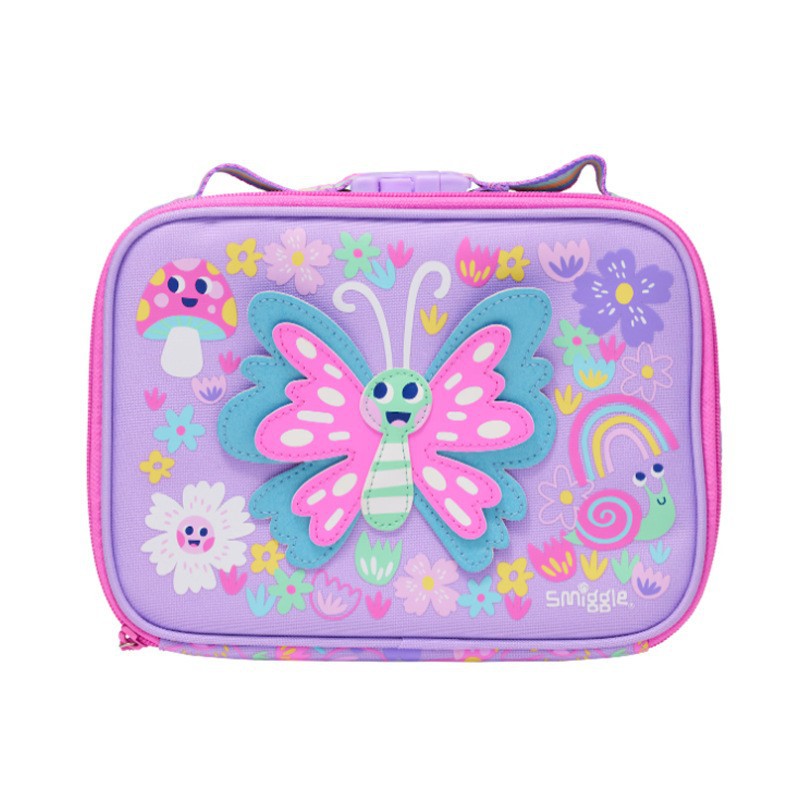 Ранец 澳洲smiggle餐包双层手提包饭盒包小学生儿童防水保温袋lunch bag