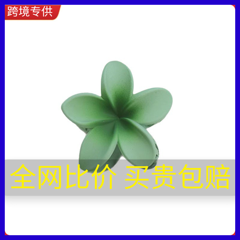 可爱少女夏日度假风鸡蛋花抓夹沙滩海边发卡后脑勺盘发鲨鱼夹子女|undefined