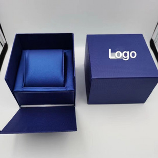 Watch Box Watch Box Swarovski Square Blue Packaging Box Storage Box Full Set Gift Box