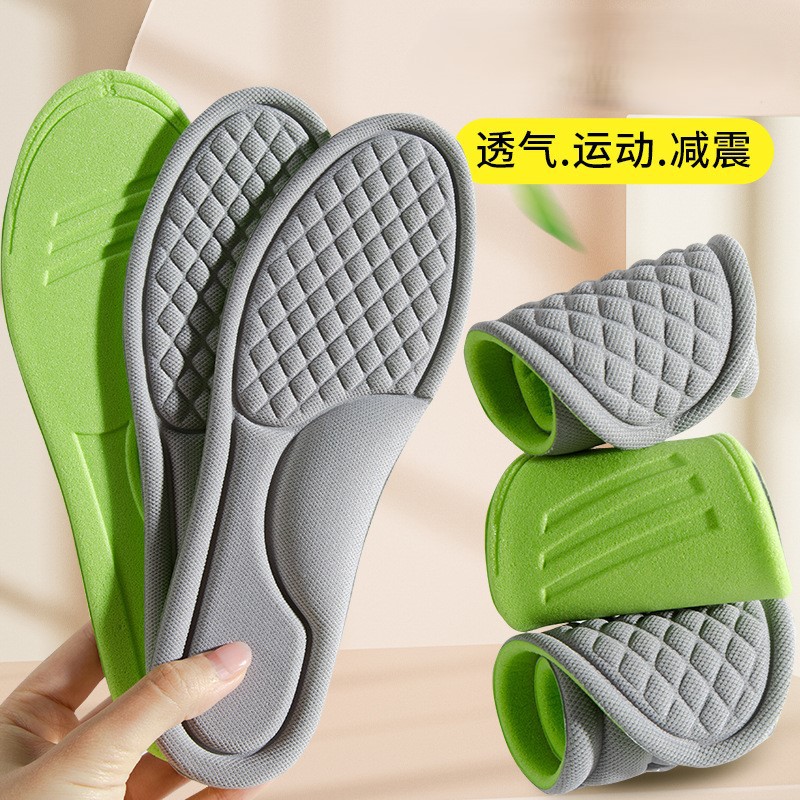 Plantillas deportivas para hombres, no desodorantes, absorbentes de sudor, primavera y otoño, mujeres pisando mierda, palomitas de maíz, suela suave, absorción de impactos, entrenamiento militar de verano súper suave