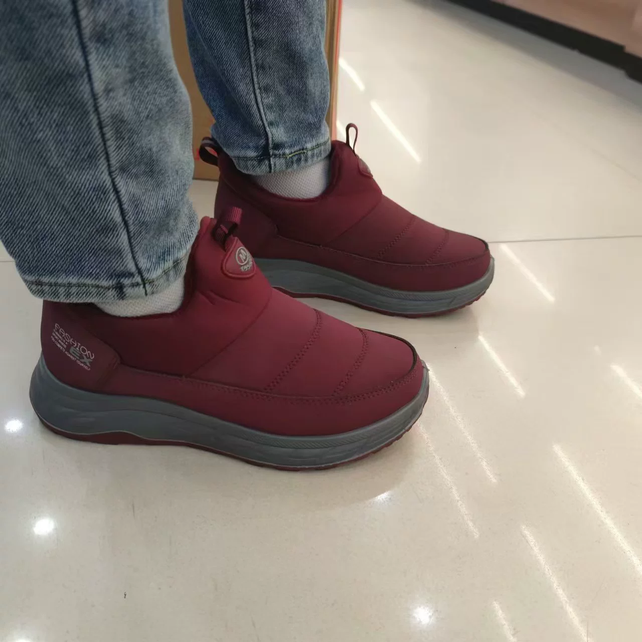 Старая пекинская обувь женская хлопчатобумажная обувь зимой