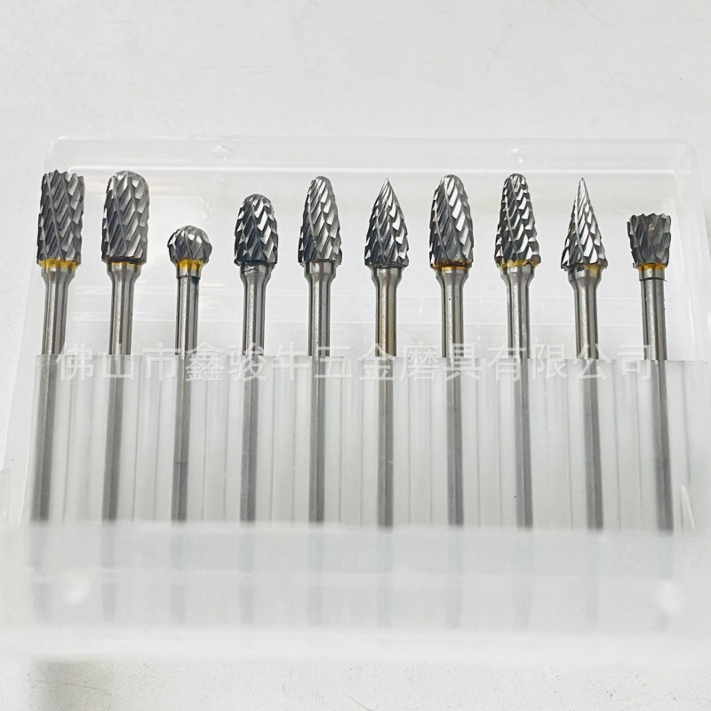 工場直販 3x6 超硬ロータリーファイル 10本セット 電動ファイル 10本セット タングステン鋼研削ヘッド ミーリングカッター|undefined
