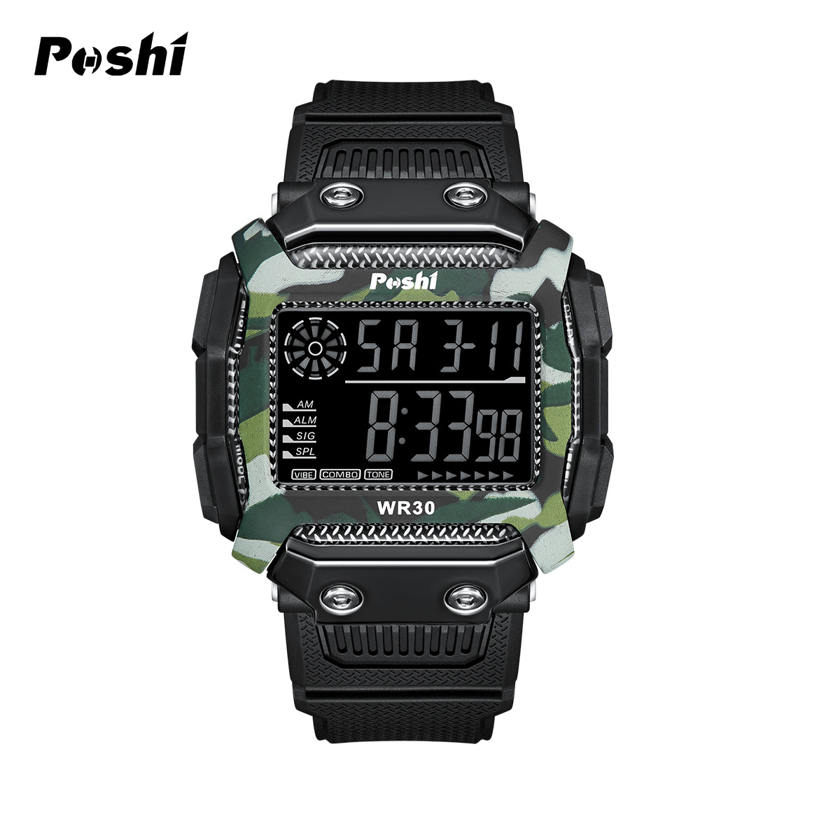 Máquina negra de camuflaje negro