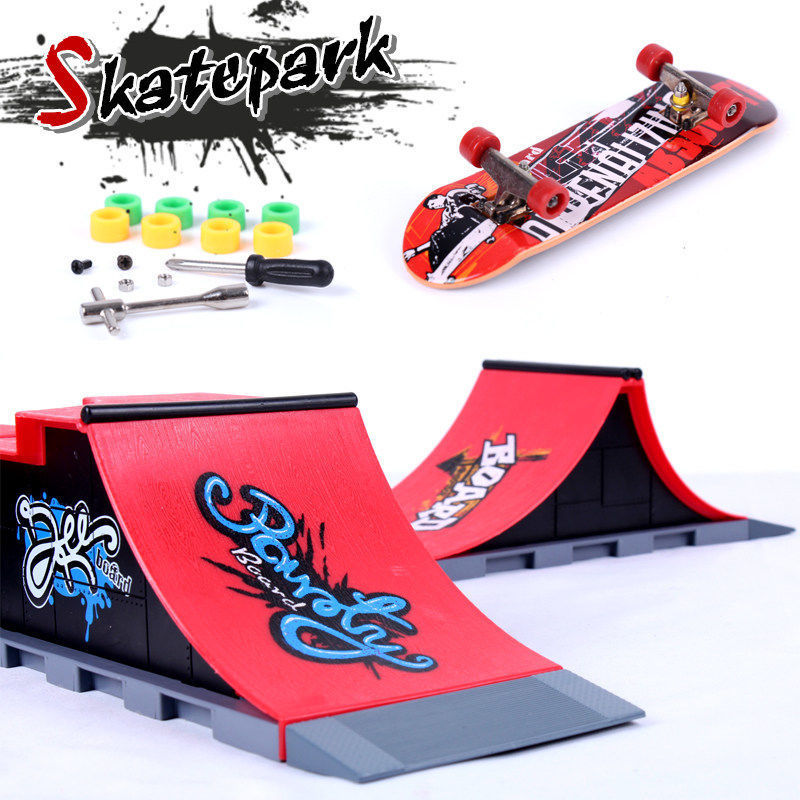Gant De Bras GHZ0M Finger Toy Skateboards Mini Finger Toys Set For Kids Toddler Adults Metal