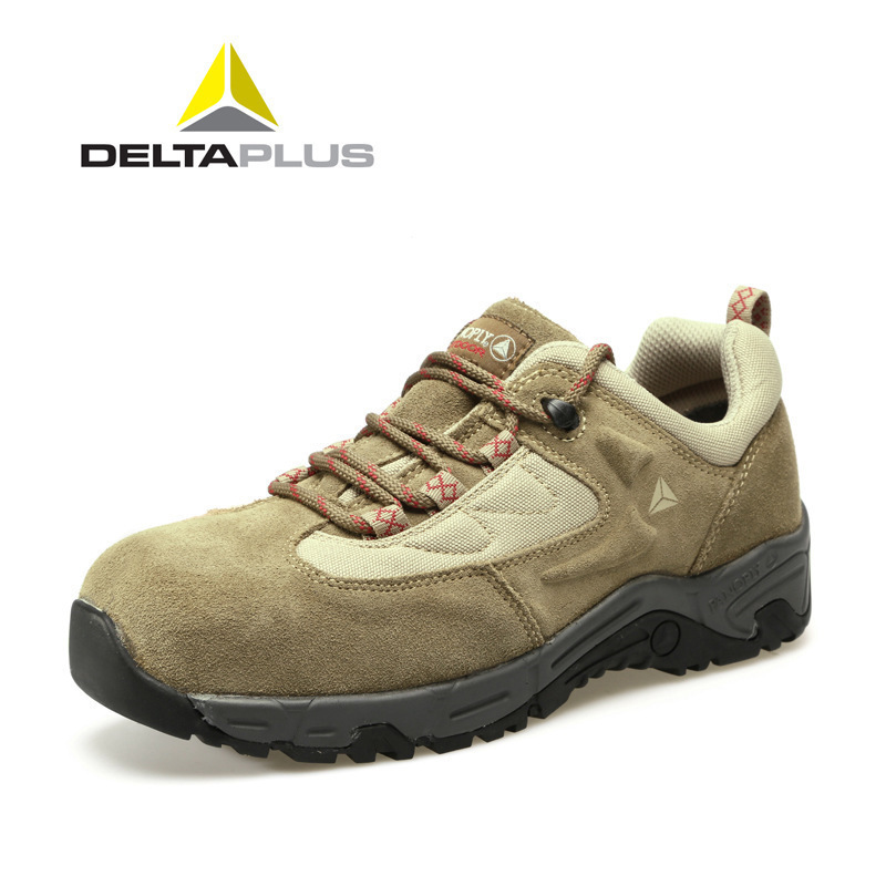 代尔塔301337真牛皮劳保鞋防砸防刺穿防静电耐磨登山轻便安全鞋