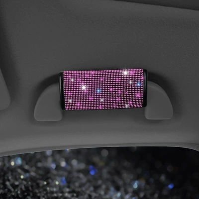 Car Handbrake Gear Cover – Sürətlər qutusu və əl tormozu başlıqları - pink-diamond-stars-pull-gloves