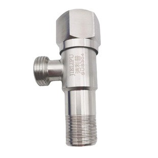 304 stainless steel triangle valve hexagonal water heater switch water stop valve angle valve vegetable basin washbasin hot and cold triangle valve