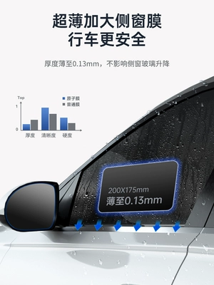 Seal 06DMi car rearview Rearview mirror rainproof sticker