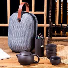 厂家直销功夫茶具旅行茶具套装参会到会票货中老年人会销小礼品瓷