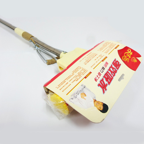 Two/three roller collodion mop 2733cm stainless steel rod squeeze sponge mop